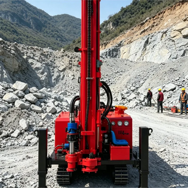 Hydraulic Core Drill Rig Hydraulic Borehole Drill for Soil Investigation Engineering Geology Foundation Testing Drilling Rig
