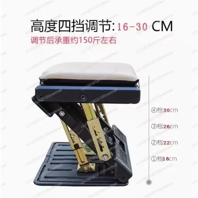 مسند قدم قابل للتعديل للسيارة مع مسند قدم مريح وقابل للإزالة