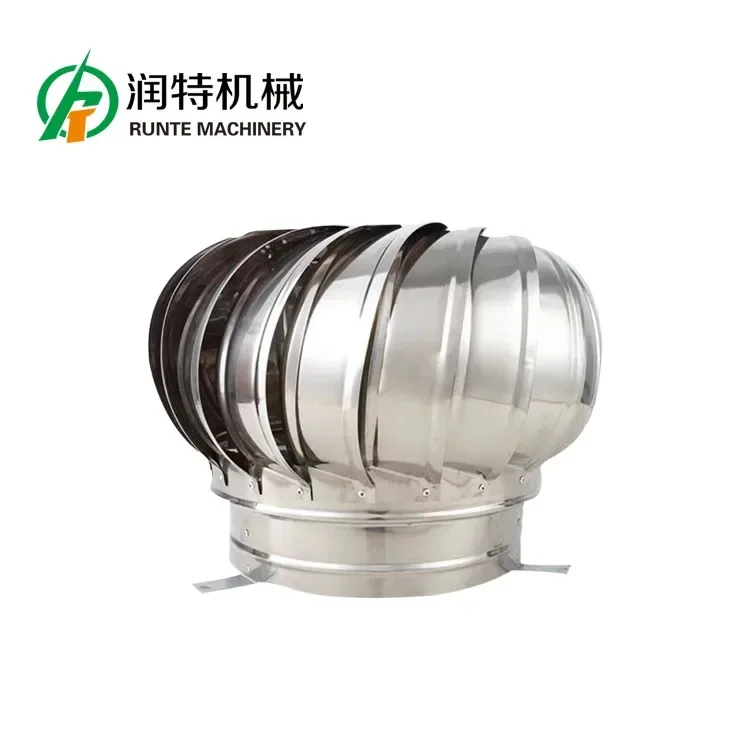 High Quality Air Vent Roof Ventilator Turbine Exhaust Fans 304 Thickened Stainless Steel Exhaust Fan for Breeding Plant