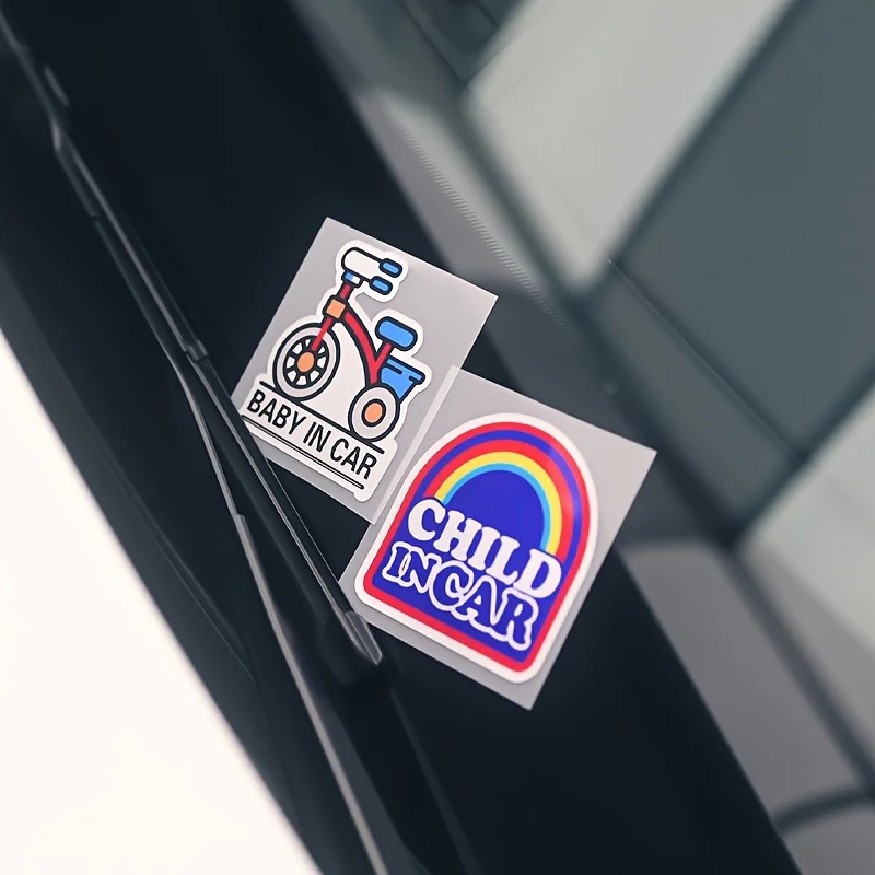 

1 шт. графическая наклейка для автомобиля «Малыш/Ребенок в автомобиле», отличительная наклейка для внешнего обновления автомобиля