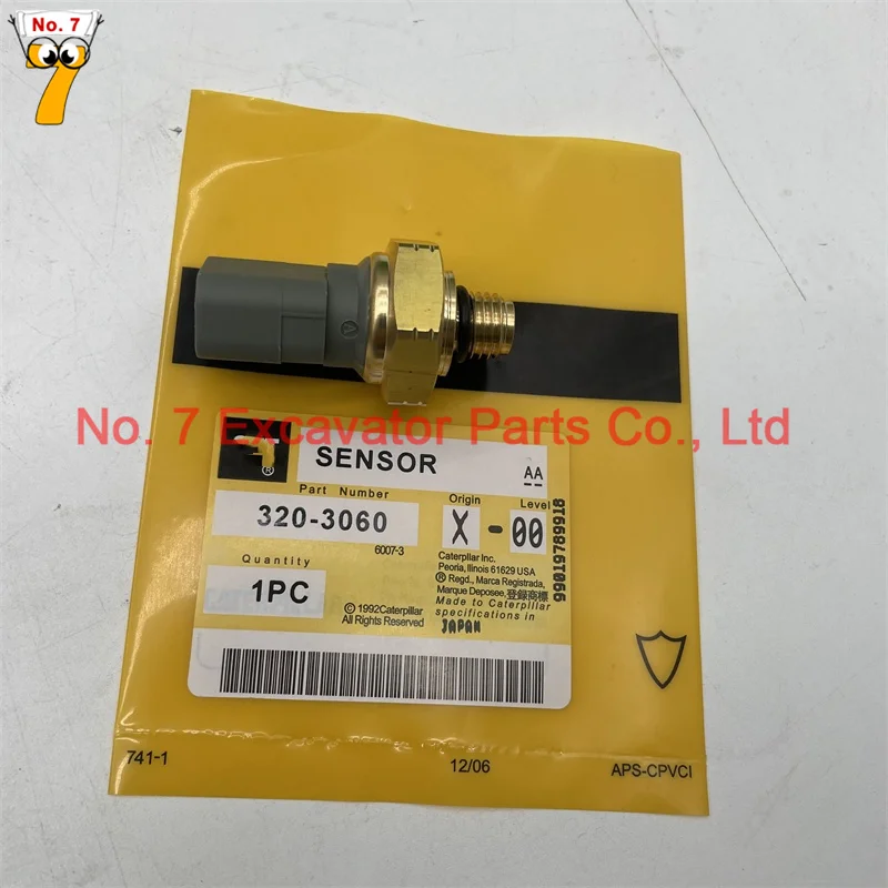 High Quality New Pressure Sensor 320-3060 3203060 for C13 C15 C9.3 C27 3512 3516  3203060 Engine Fuel Oil Pressure Sensor