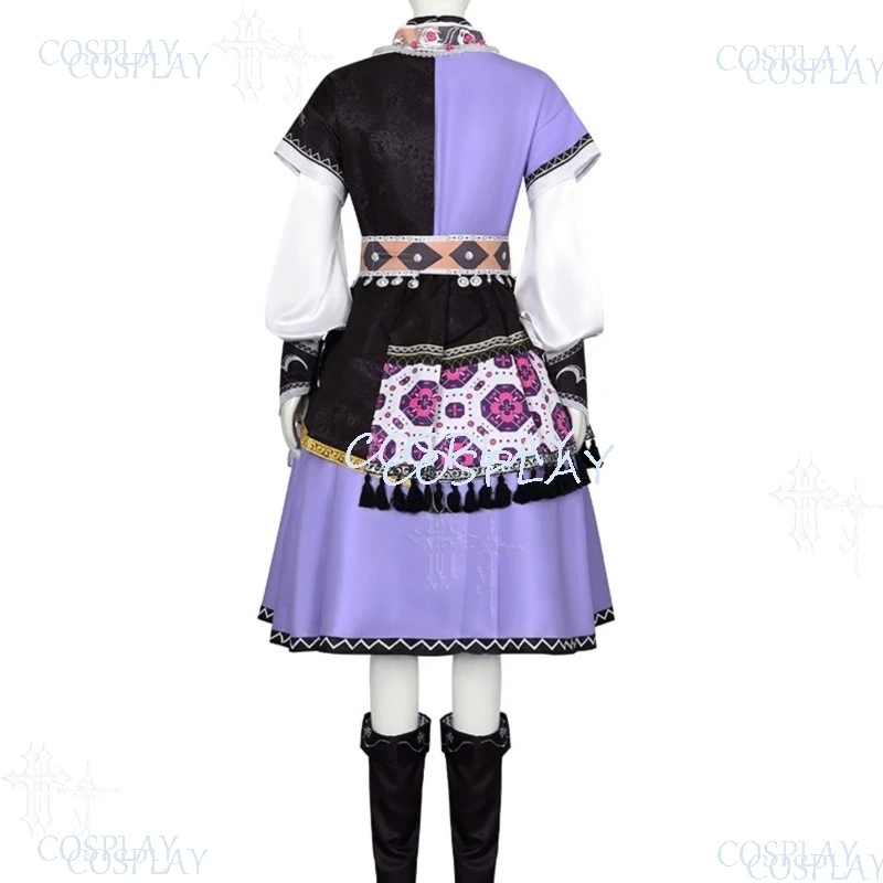 Gathering Character Role Playing Costume Game Matsurika no Kei Tenmei Iniden Naya Cosplay Outfit Retro Set For Anime Convention view 3
