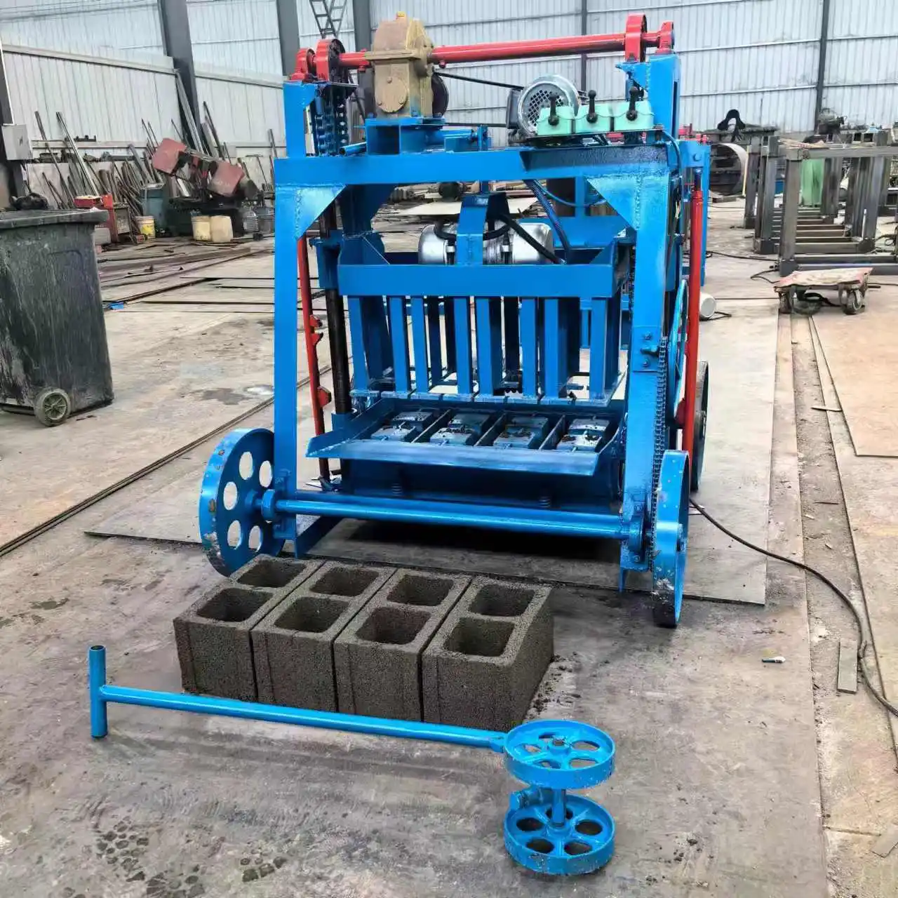 brick making machine/cement interlock brick making machine/block machine made in china