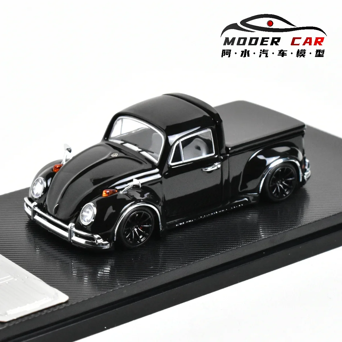 1:64 Volkswagen Beetle pickup alloy simulation model, children's collection of decorative toys, Christmas gifts for children.