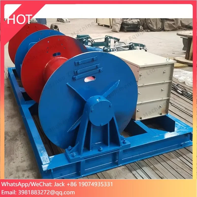 10000LBS ATEX認証取得済み防爆ウインチ（化学工場向け本質安全回路搭載）