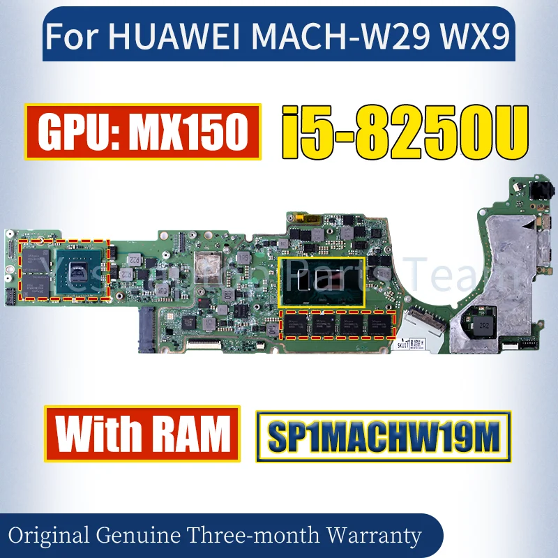 

SP1MACHW19M для HUAWEI MACH-W29 WX9 материнская плата для ноутбука SR3LA N17S-LG-A1 MX150