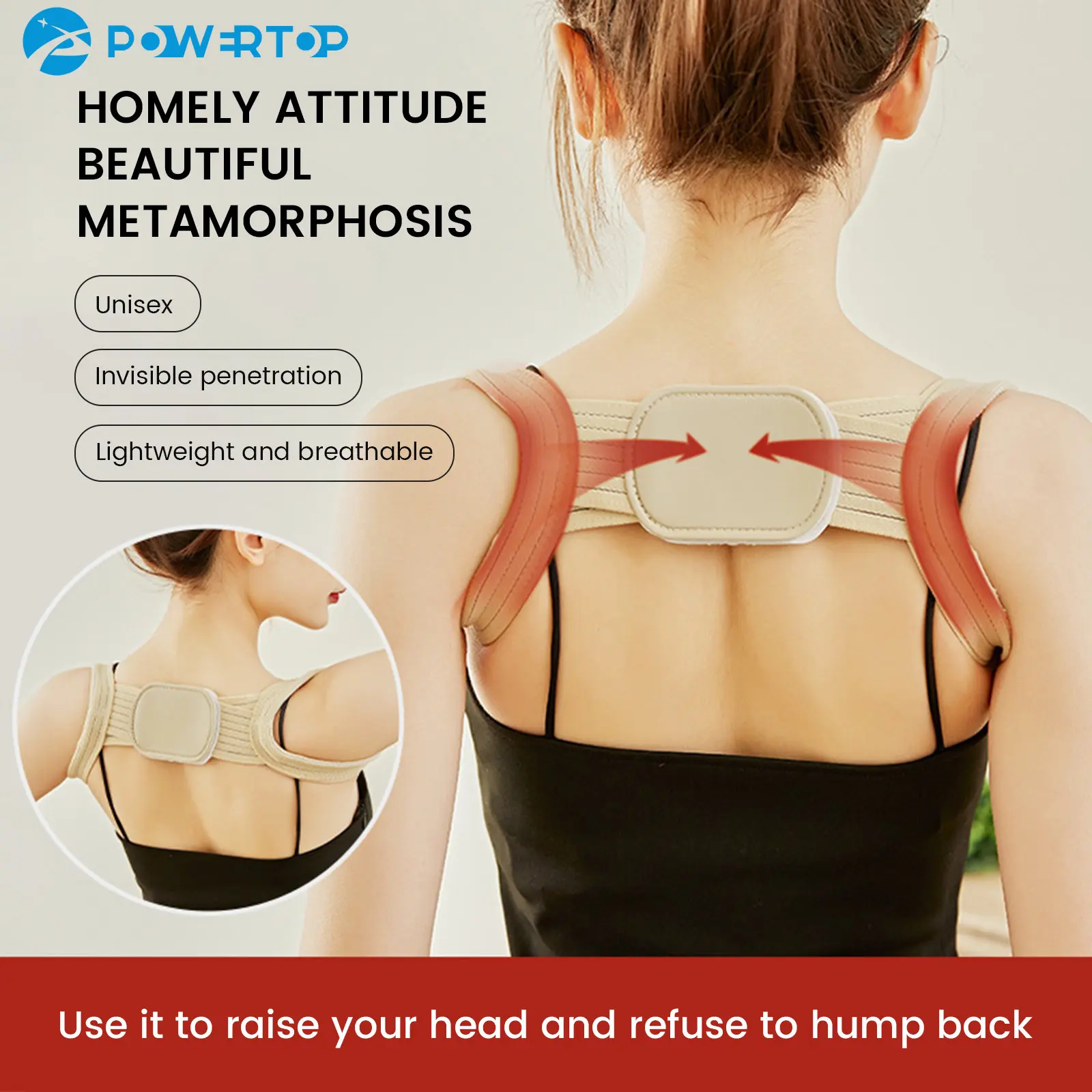 1Pcs New Adult Children Back Posture Corrector Clavicle Back Support Correction Back Straight Shoulders Brace Strap