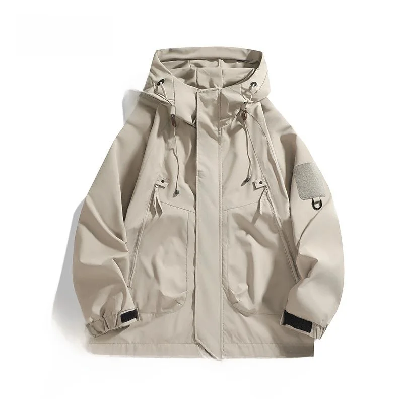 

ex Japanese Sle Workwear Jaet Outdoor Spring Autumn Single Layer Functional Hiking Clothing Two Way Zipper Mountain C...