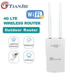 방수 야외 4G LTE 무선 와이파이 라우터 CPE905 150Mbps RJ45 LAN WAN SMA 안테나 SIM 카드 슬롯, 잠금 해제 모뎀 Cpe 광대역