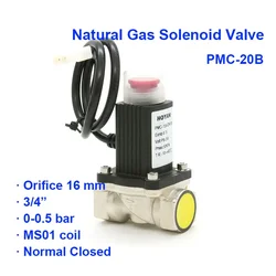 PMC-20B Natural gas pipeline electronic valve gas emergency Shutoff valve G3/4