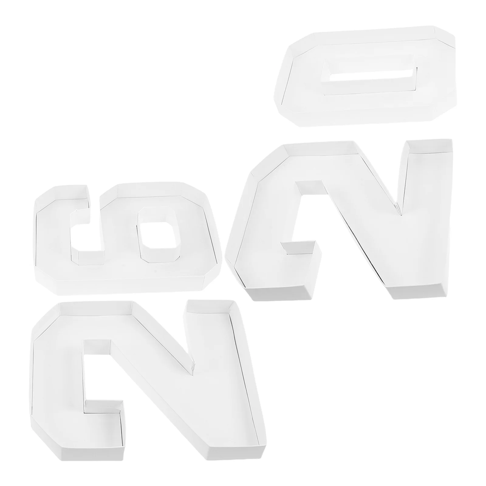 

1 Set Candy Box 2026 Fillable Number Shaped Cardboard Container For Chocolates Strawberries Sweets Party Food Tray Reusable Gift