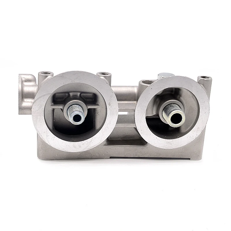 Oil filter housing for volvo 4BD1 double oil filter housing Excavator parts