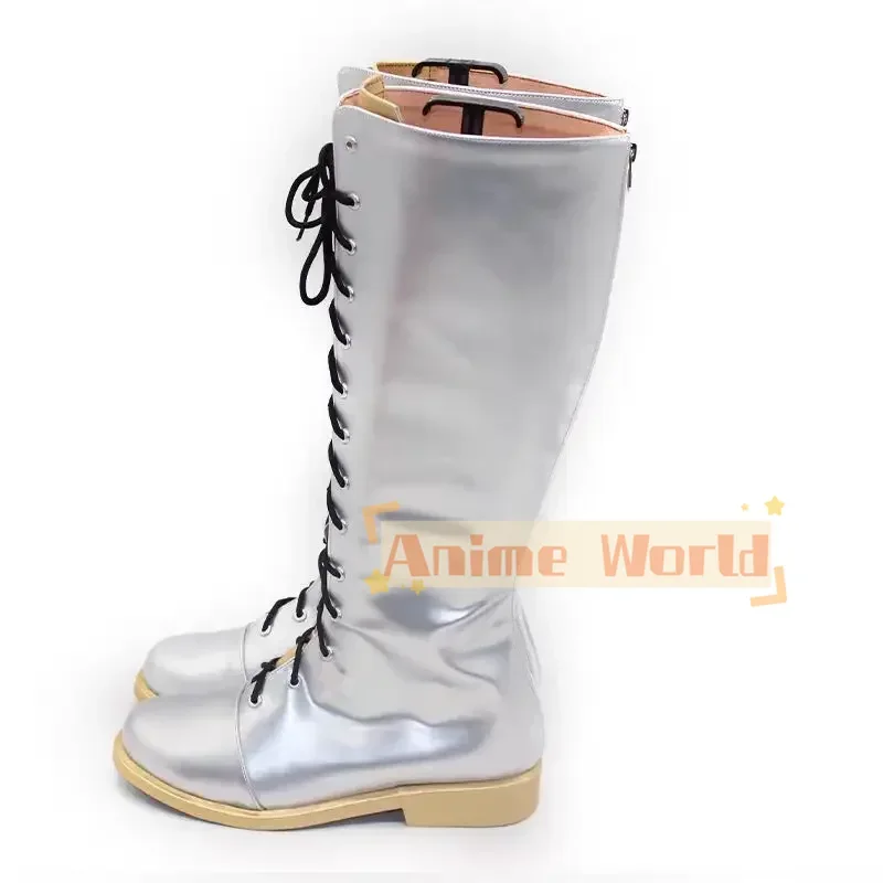 Buty Cosplay Rumi dla Dzieci Dziewcząt Damskie Botki Anime Czarne Złote Rumi Halloween Karnawał Impreza Kostium Rekwizyty do Odgrywania Ról