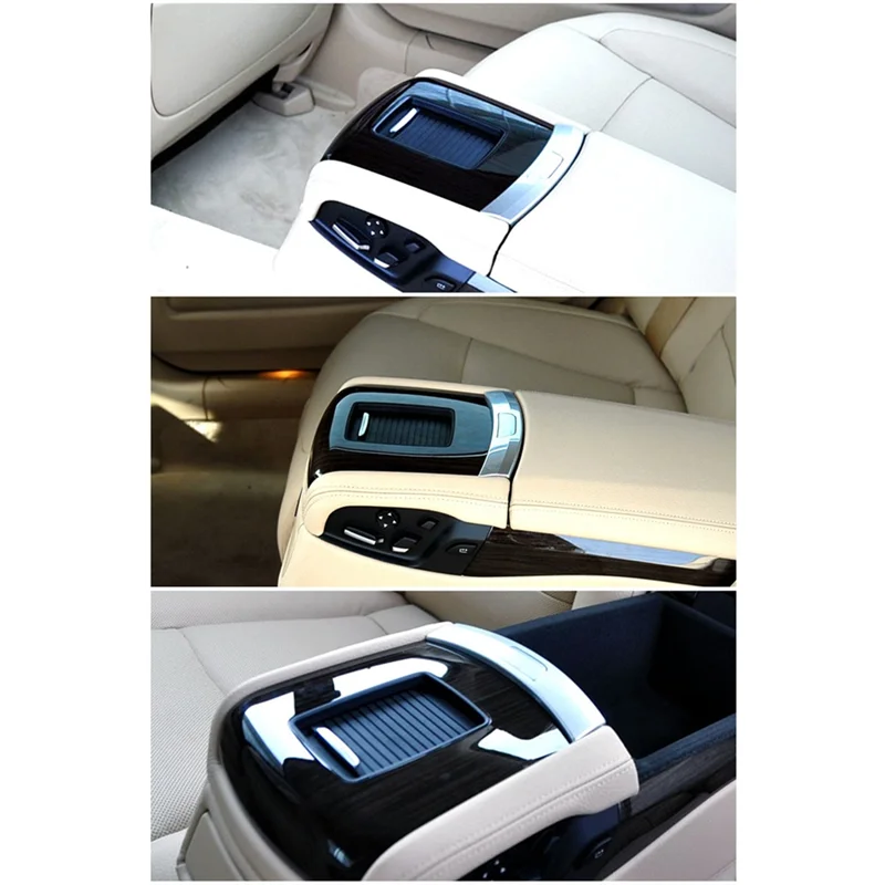 

Car Rear Seats Box Water Cup Holder Rolling Curtain Cover For BMW 7 Series F02 08-15 5220721753 Replacement Parts