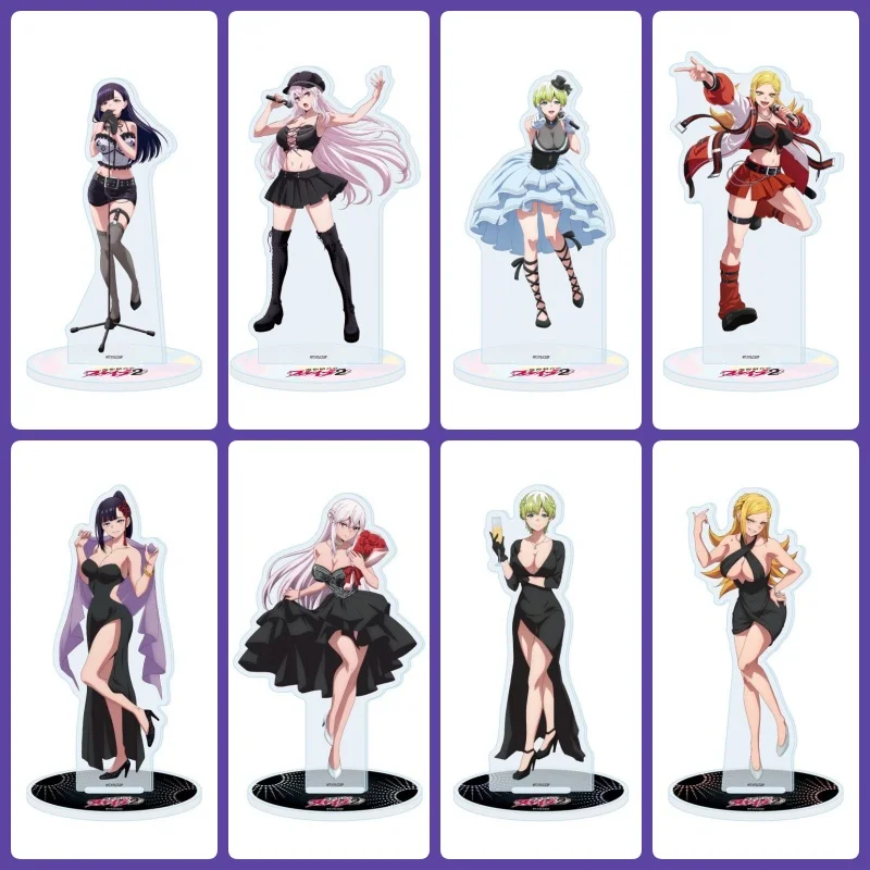 Anime Chained Soldier Acrylic Stand Yuuki Kyouka Himari Tenka Shushu Cosplay Prop Decor Cartoon Keychain 15cm Gifts Toys