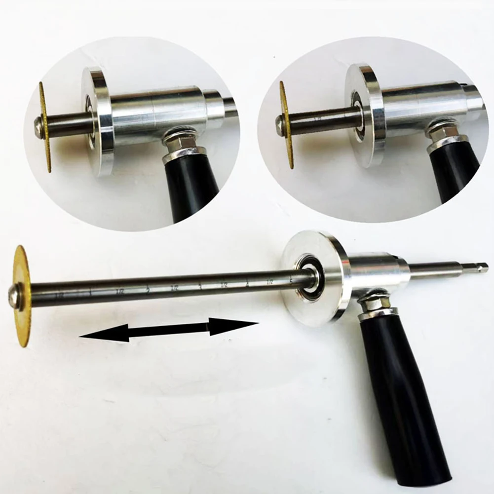 Precisions PVC Pipe Cutter Stainless Steel Inner Pipe Cutter Adjustable Length 8 Discs Cutting Depth Adjustable Tool Accessories