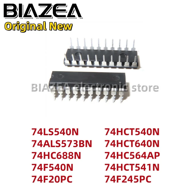 1piece 74LS540N 74ALS573BN 74HC688N 74F540N 74F20PC 74HCT540N 74HCT640N 74HC564AP 74HCT541N 74F245PC DIP20