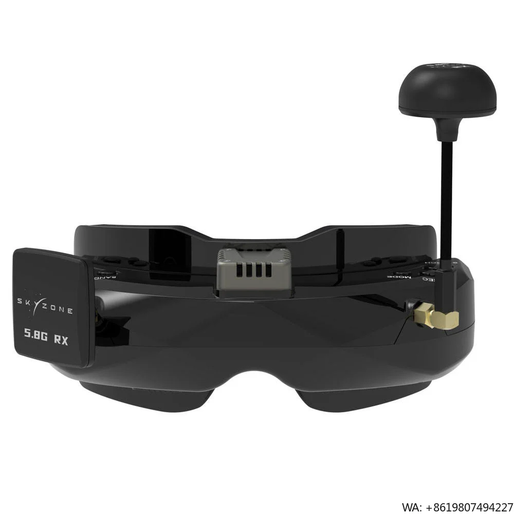 SKYZONE SKY02O FPV Goggles 600x400 OLED 5.8Ghz SteadyView Diversity RX Head Tracking Front  RC Racing Airplane Plastic