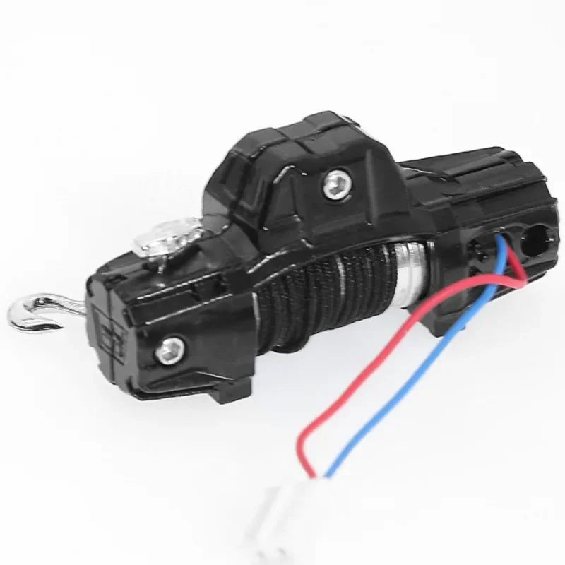 Simulation Metal Automatic Winch for TRXS TRX4M 1/18 RC Crawler Car Upgrade Parts Accessories