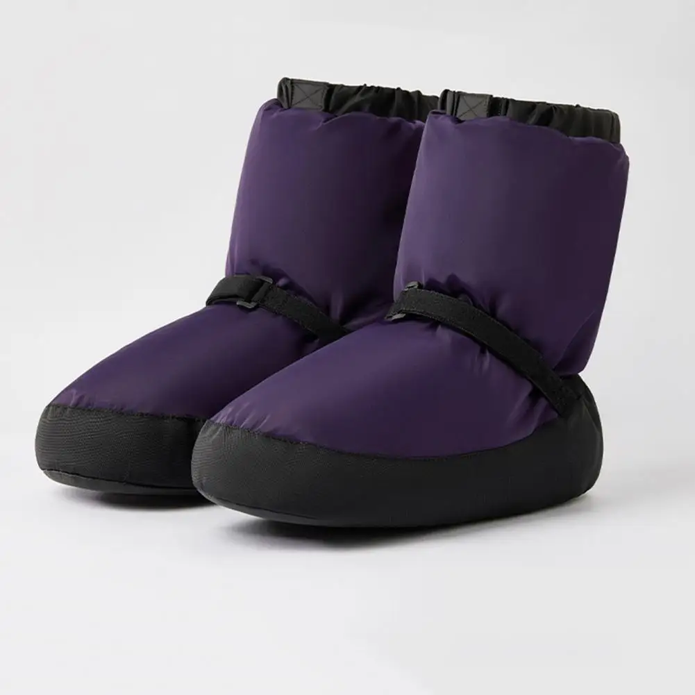 Girls Women Ballet Shoes Dance Boots Soft Warm Ballet Dance Slippers Thickened Polyester Cotton Dance Shoes for Winter Boots