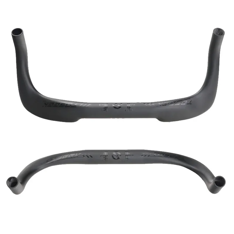 Guidon Carbone 3K Bullhorn 31,8x420 Mm Pour Vélo Contre-la-montre - Marque ASIACOM | Léger 173 G
