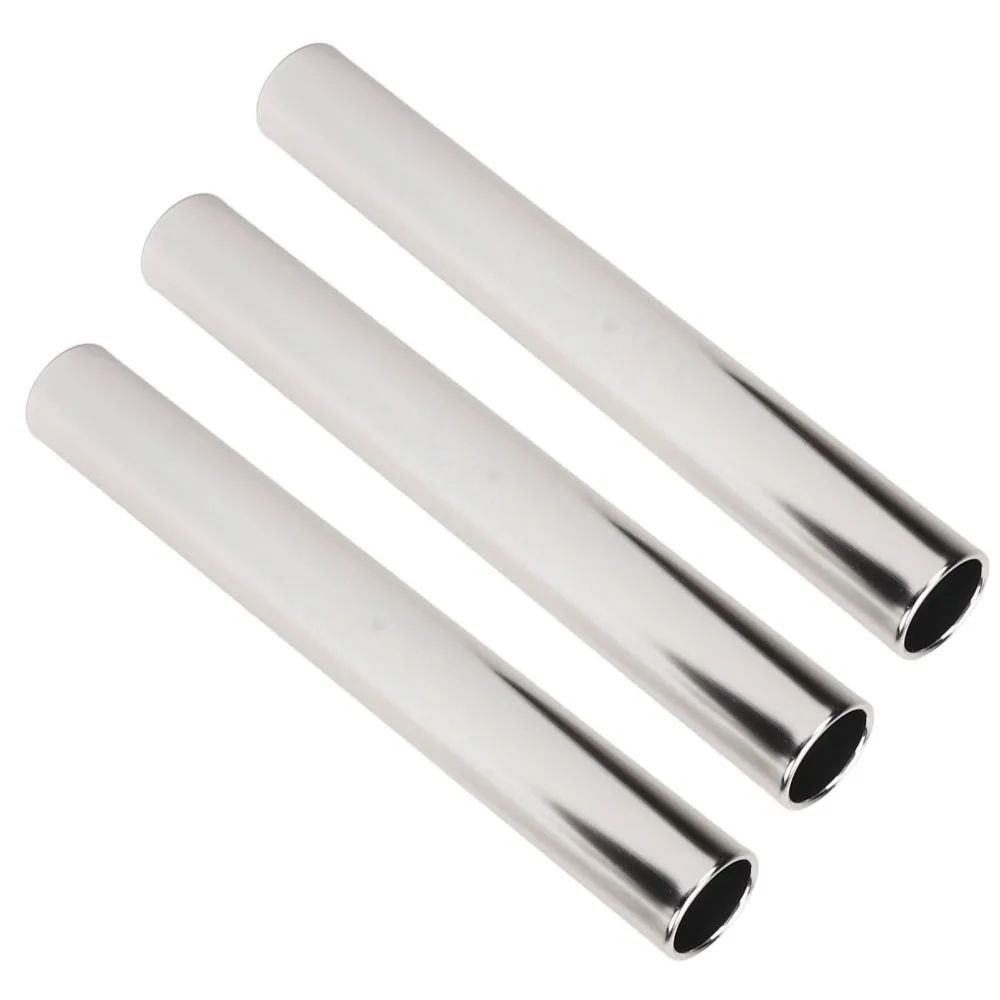 3pcs Sports Aluminum Alloy Relay Batons Lightweight Durable Aluminum Alloy Batons Running Baton Sports Teams