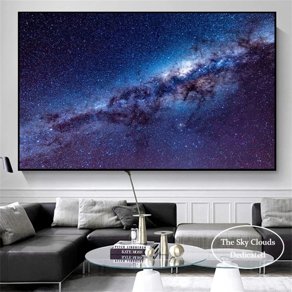 Space Nebula Poster Galaxy Universe Galaxy Canvas Painting HD Print Modern Wall Art Picture Living Room Bedroom Decor Gift