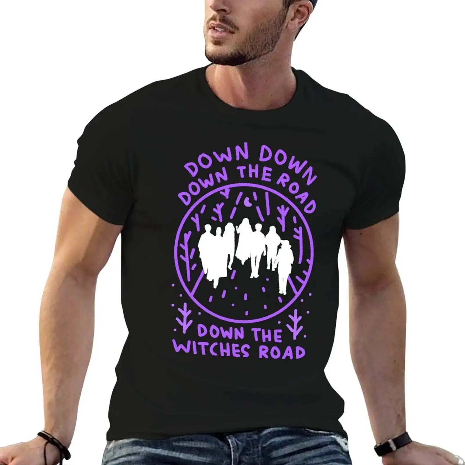 

Down Down T-Shirt blanks essential t shirt anime mens cotton t shirts