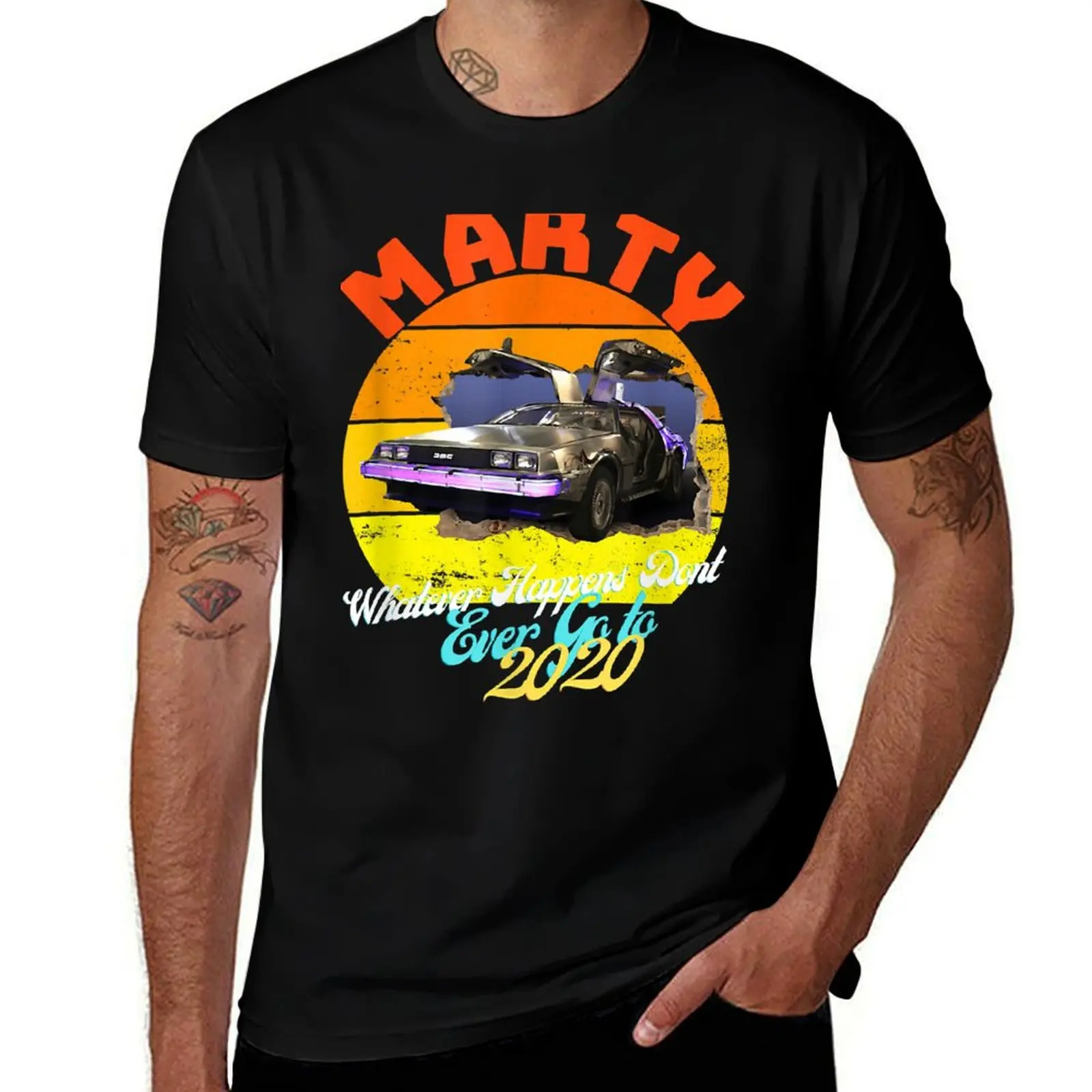 marty whatever happens dont ever go to 2020 T-Shirt Work Style Casual T-Shirt