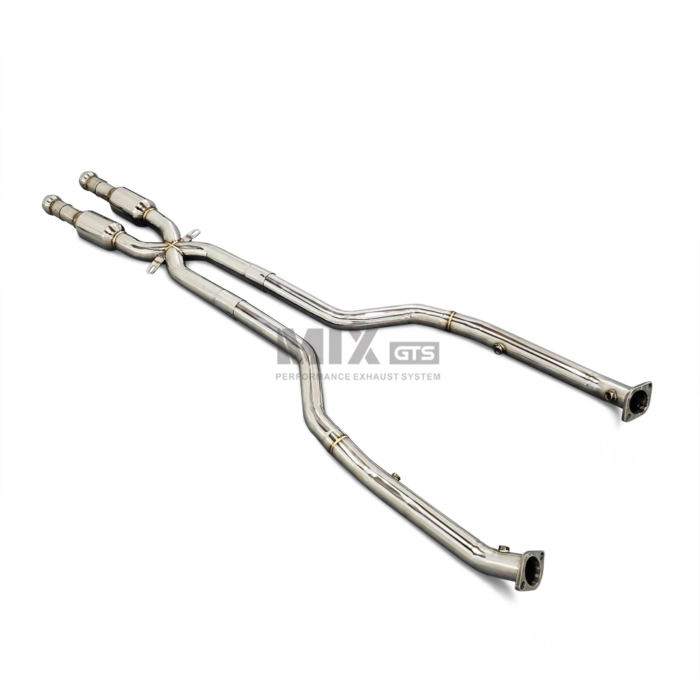 Atacado BMW M3 E90/E92/E93 4.0l Sistema de escape de aço inoxidável Tubo de escape de alto desempenho Tubo ressonante Escape traseiro de gato