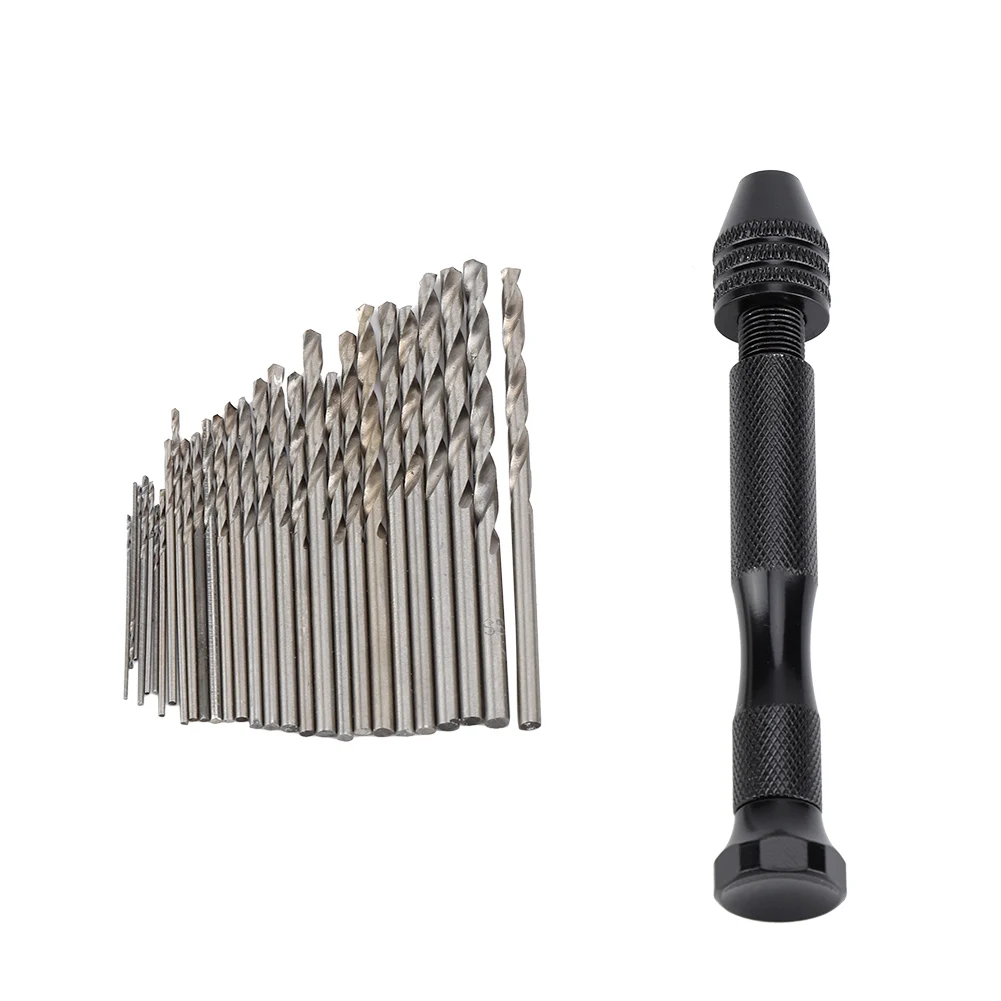 

Hand Twist Drill Set With Bits Manual Rotary Wood Plastic Drilling Tool For DIY Craftwork