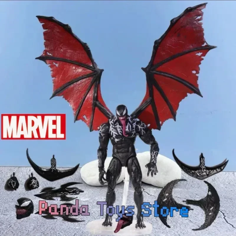 Genuine Marvel Legends Venom Carnage Figure Cletus Kasady Mafex 088 Venom With Wing Joints Moveable Figure Toy Decoration Toys