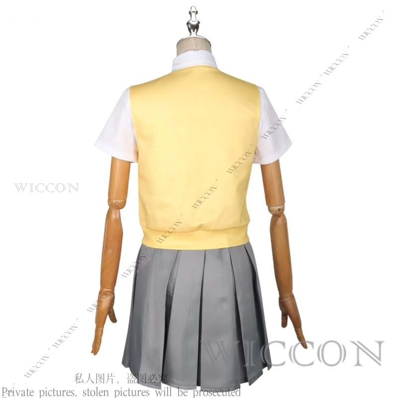 Hirasawa Yui Anime K-ON! Costume de Cosplay avec Perruque et Pince à Cheveux, Uniformes de Lycéennes, Uniforme JK pour ixd'Halloween, Cadeau Gratuit, pour Femme