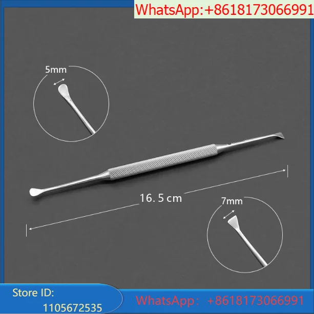 Small Periosteum Stripper, Miniature Peel Finger Bone Double Head Stripper Round Flat Head