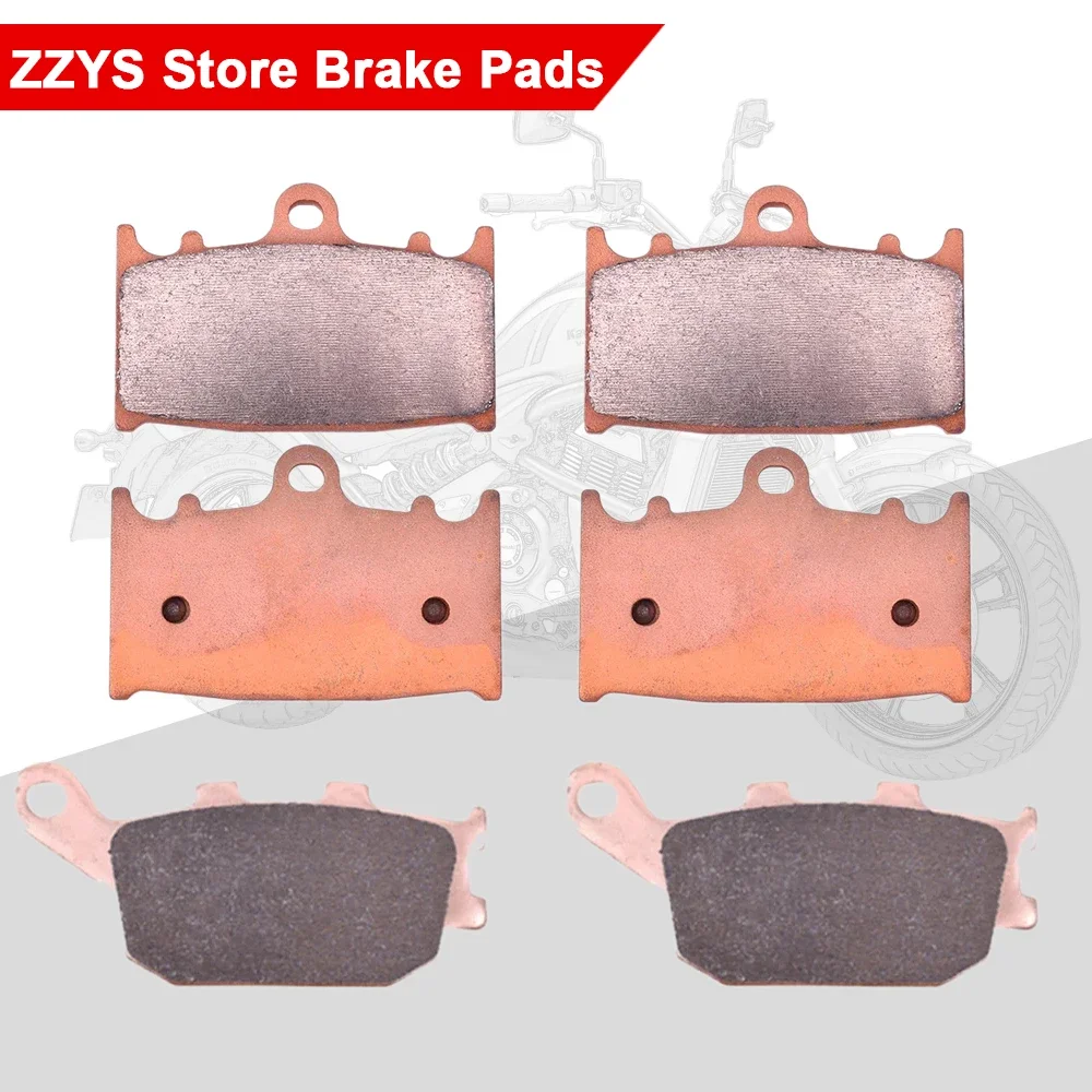 Motorcycle Front Rear Brake Pads Disc Tablets For SUZUKI GSF1200 GSF1200S GSF Bandit 1200 06 SV1000 SV1000K SV Naked 1000 03-07