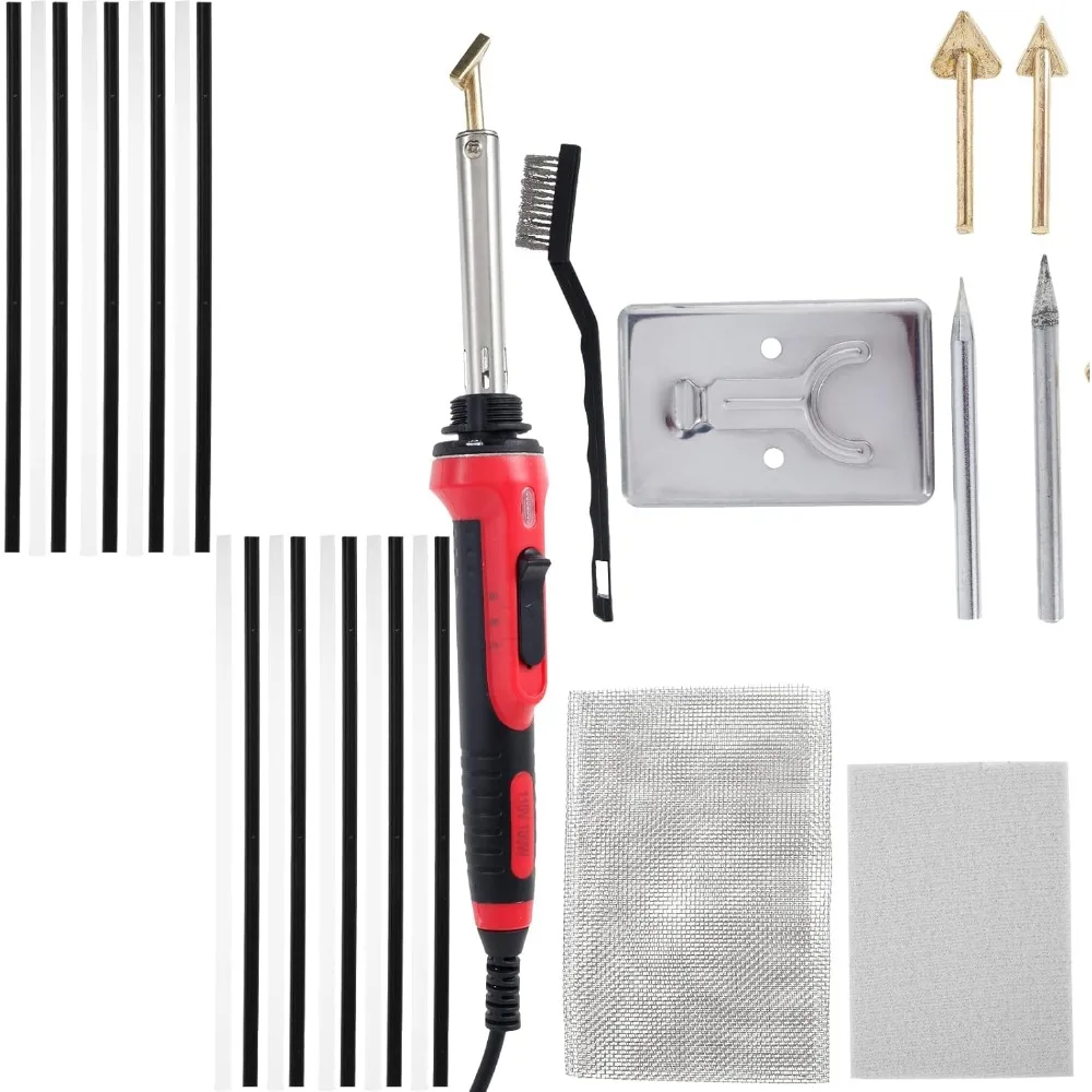 

100W Plastic Welding Kit Soldering Iron, Professional Plastic Welder Fast Heating Plastic Soldering Iron Kit with ON/OFF Switch