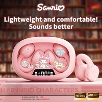 Sanrio X53 EarClip Bluetooth 5.4 TWS Earbuds Stereo HD Call Earphone Noise Canceling Wireless Headphones Sports Headset