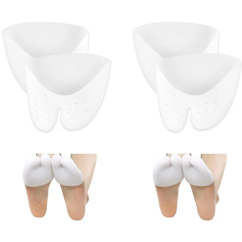 Silicone Pointe High Heel Pad Front Foot Protective Cover Thumb Toe Pain Prevention Toe Set Pad