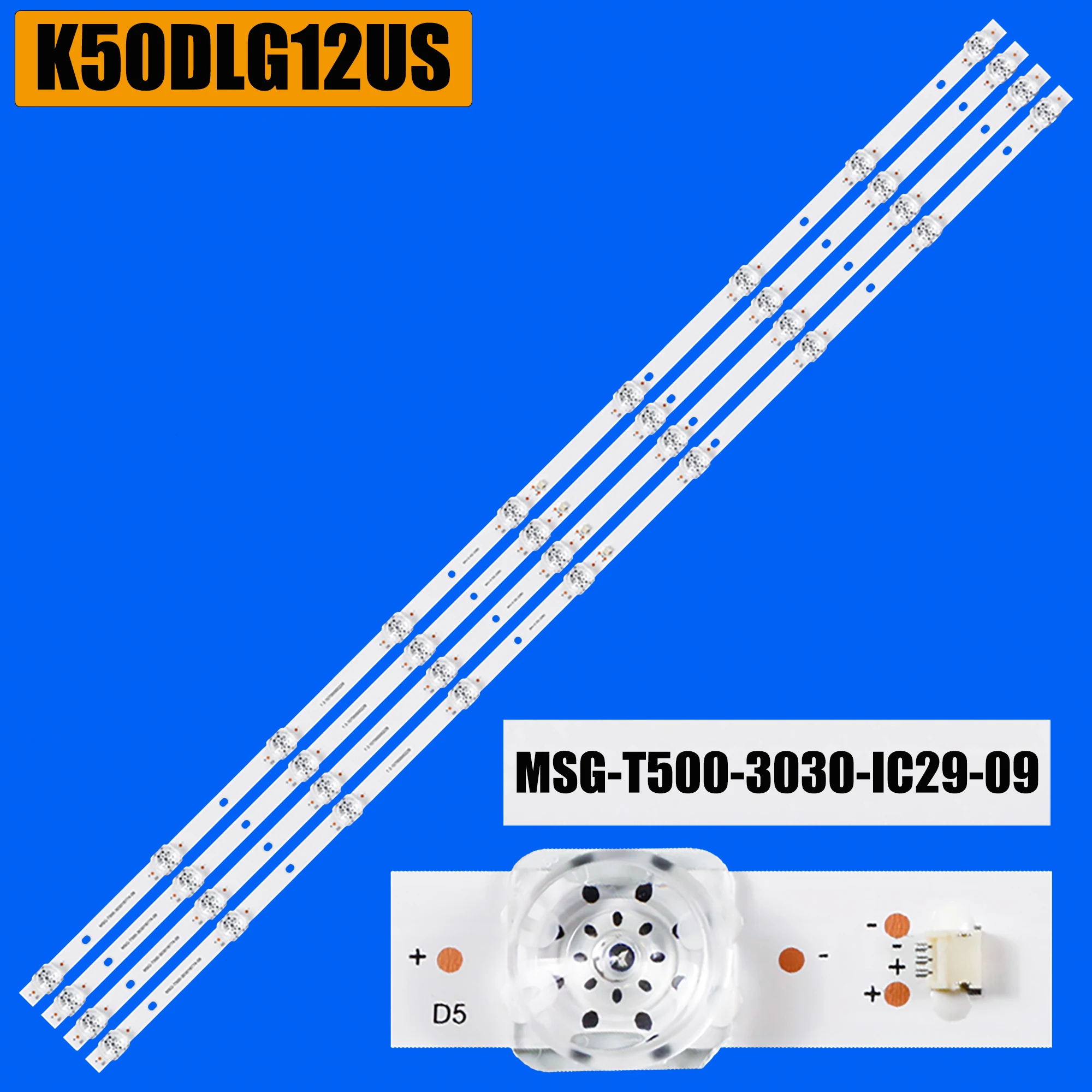 LED Backlight Strip For K50DLG12US 50UM3BS MSG-T500-3030-IC29-09 AK50H1485 MSG-T500-F1-3030-026-09 MSG-T500-303018774-09