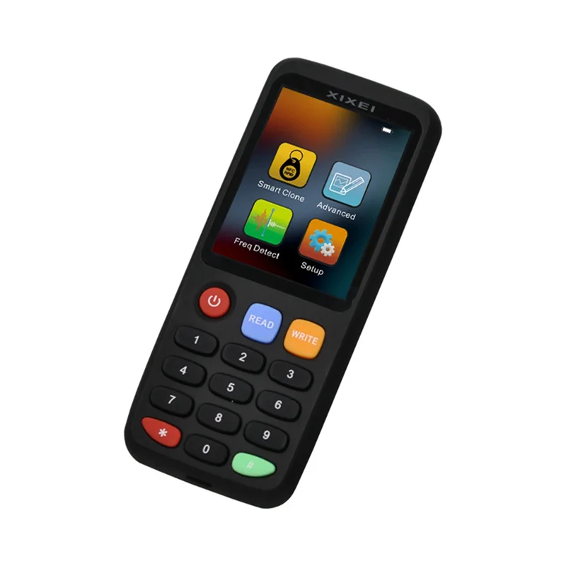 Leitor de chip inteligente A41Z-XIXEI X7 RFID IC ID Token Clone Copiadora 125Khz Crachá Writer 13.56Mhz Tag Duplicator Chave NFC Ntag215 Ondulado
