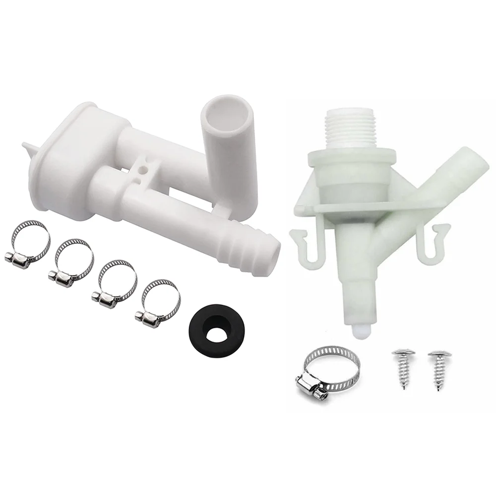 Daochen baru Kit katup air plastik tahan lama 385311641 untuk Dometic 300 310 320 seri untuk Seeland marine toilet replacement