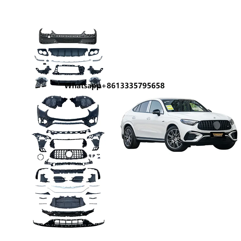 

Mercedes Benz GLC Coupe W254 23-24 Auto Parts Car Body Kits AMG Style Front Rear Bumper Grille Fog Light Upgrade New Condition