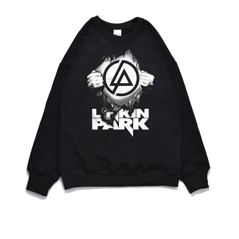 Autumn and Winter European and American Rock Meteor Temple Meteora Linkin Park Linkin Park Band Sweater Jacket Trendy and Loose