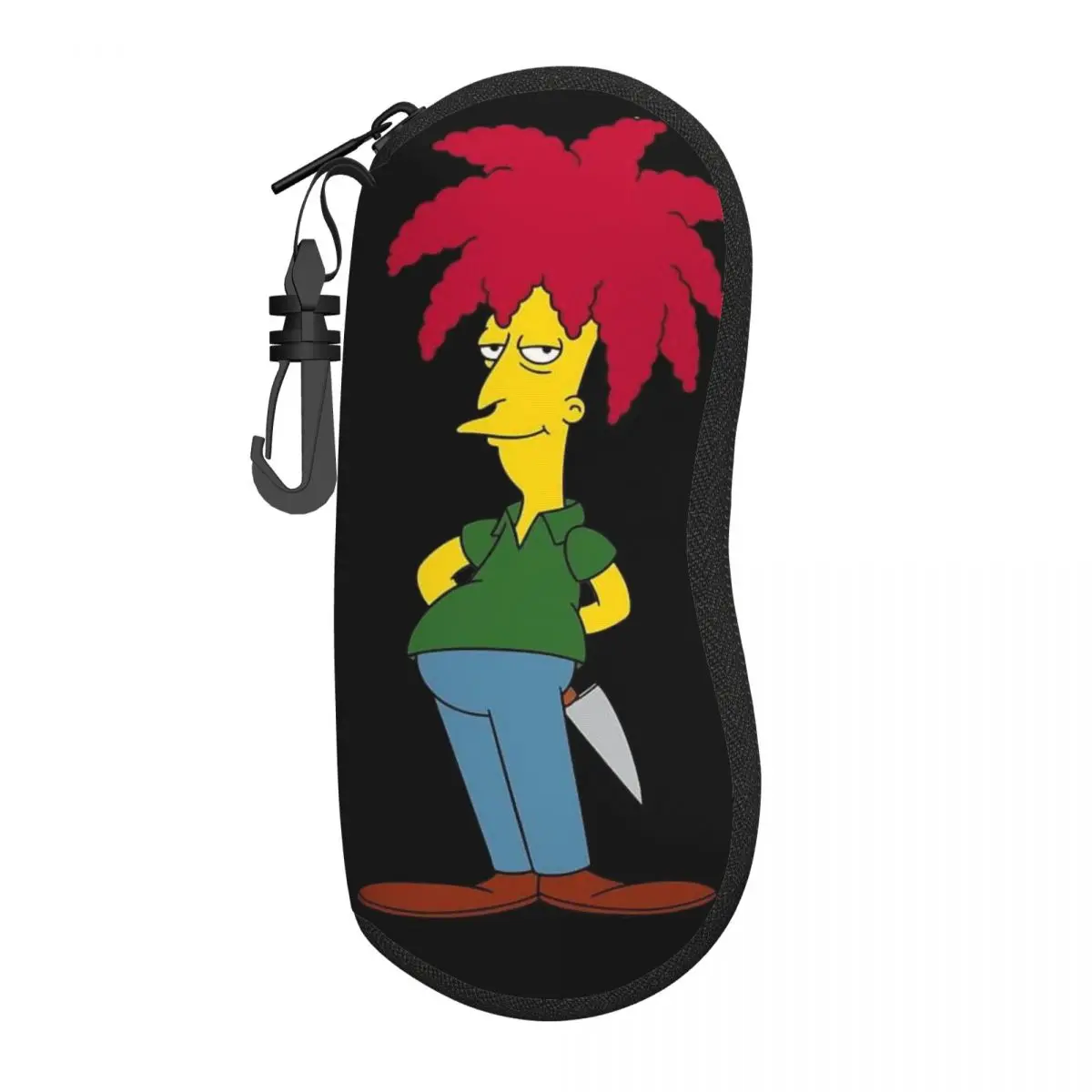 

Custom Simpsons Sideshow Bob Shell Eyeglasses Protector Cases Cool Sunglass Case Glasses Pouch