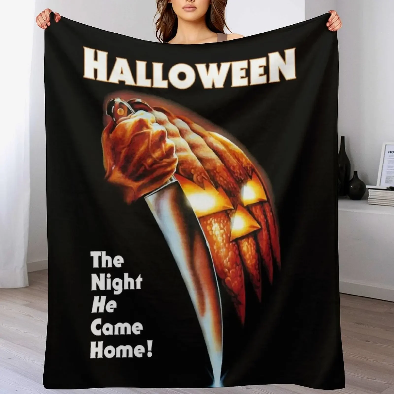 HALLOWEEN Essential Throw Blanket Wrinkle Resistant Lightweight Blanket