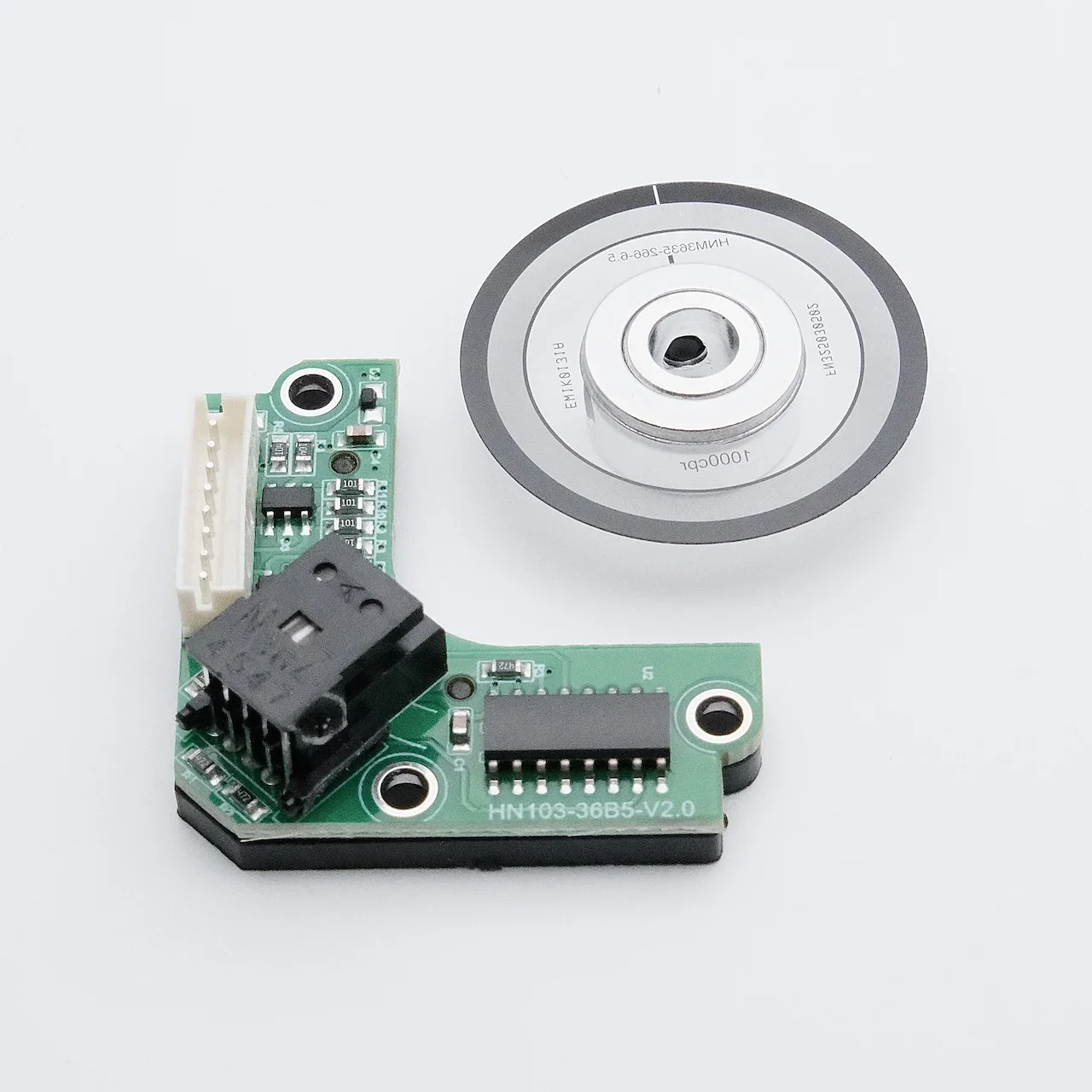 1000PPR ABZ 3-Phase Encoder Module For 42mm Industrial Step Servo Motor Film Code Plate HN103-36B-5 5mm Hole