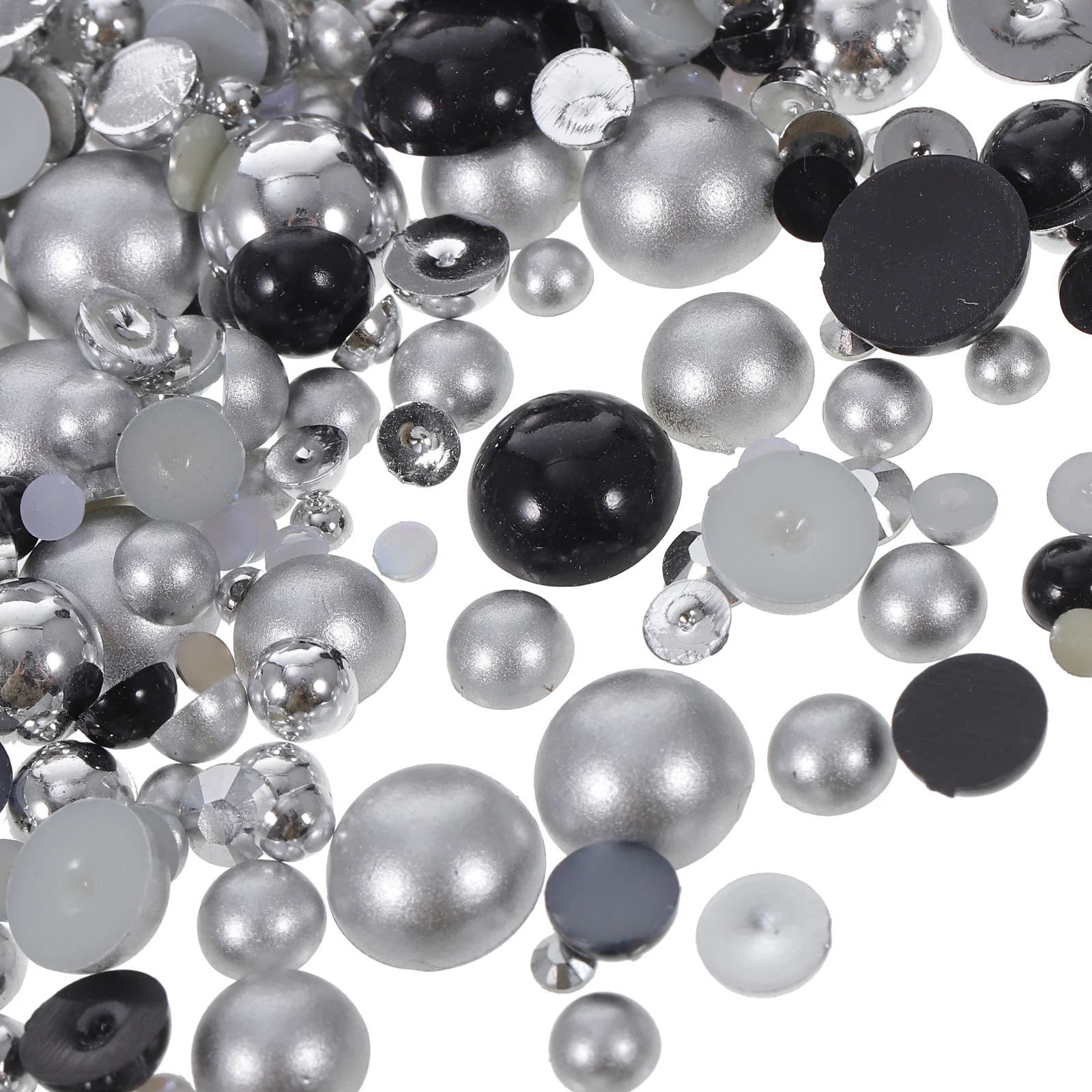 

1 сумка, полукруглая имитация жемчуга, смола, бриллиант, плоская задняя часть, декор для дизайна ногтей, украшение для чехла для телефона, аксессуары для ногтей «сделай сам», маникюр