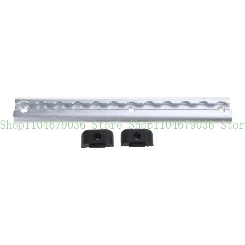 652F L Track Tie Down,Heavy Duty L Track 30cm Length with Ending Caps