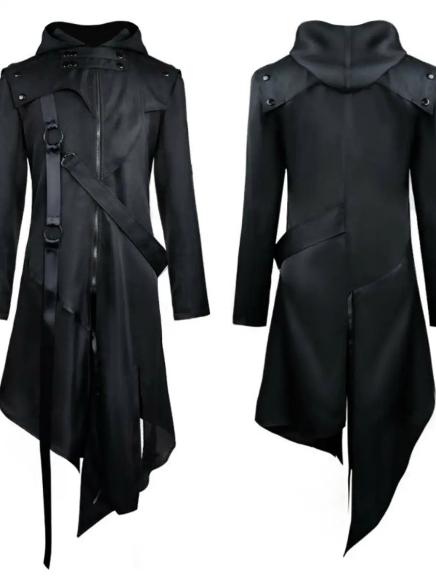 Manteau de Cosplay gothique Sle loween pour hommes, Costume traditionnel en Polyester, meilleure vente, automne et hiver