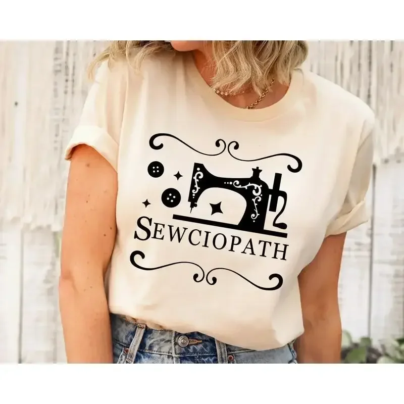 Sewing T Shirt Funny Sew Women Sewciopath For Lover Quilter